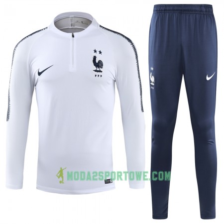 Francja 2 Stars Komplet Bluzy Treningowe Biały 2018